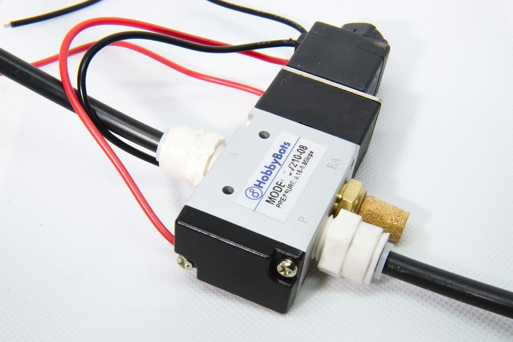 3-way solenoid with 1/4" ports